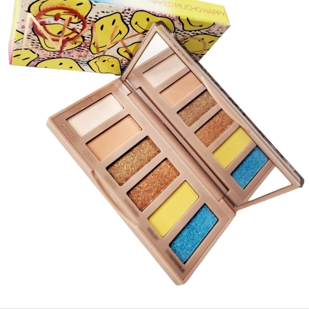 Urban Decay Smiley NAKED MUCHO HAPPY Eyeshadow Palette NIB discontinued